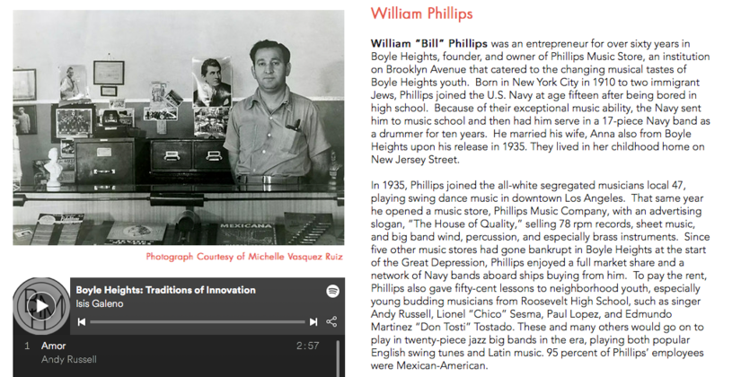 “Boyle Heights: Traditions of Innovations” exhibit at the Boyle Heights Museum. Photo courtesy of BHM 